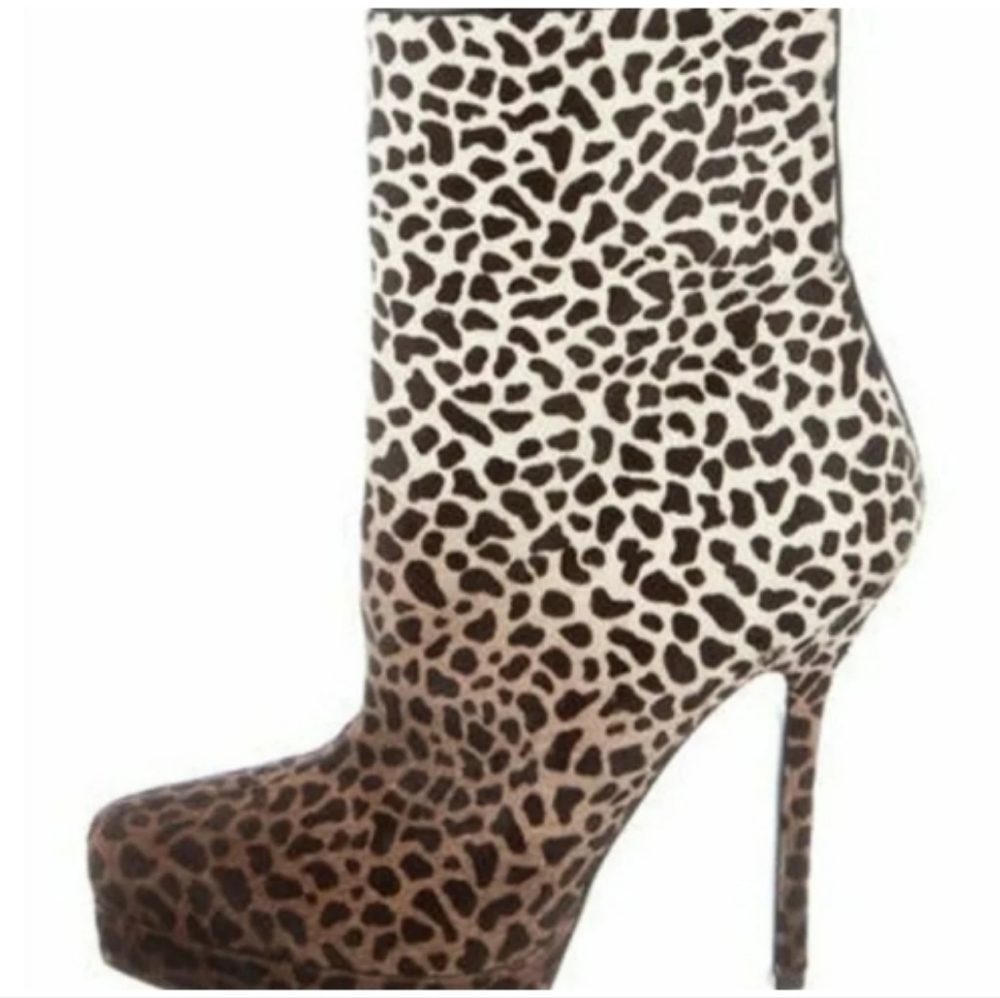 Gucci animal print pony hair platform bootie - Picture 2 of 13